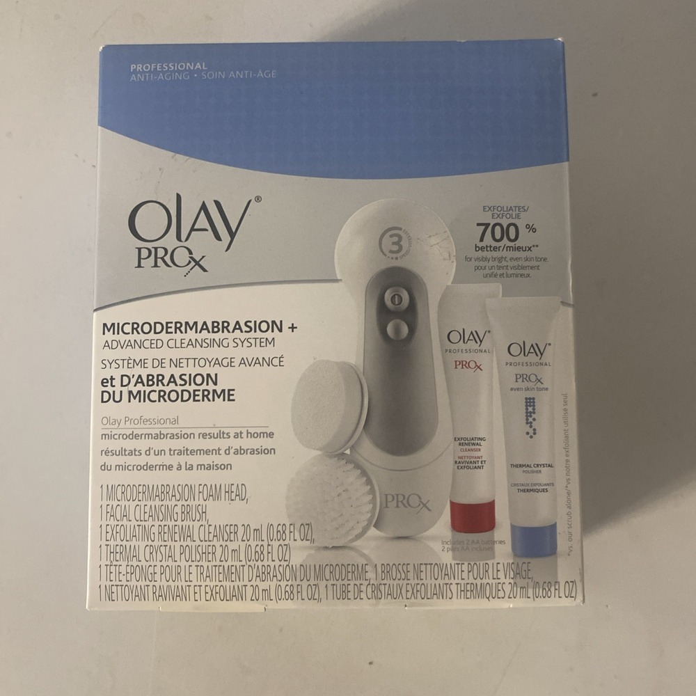 Olay PROx Microdermabrasion + Advanced 3-Speed Cleansing System NEW